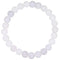 White Jade Beaded Crystal Bracelet